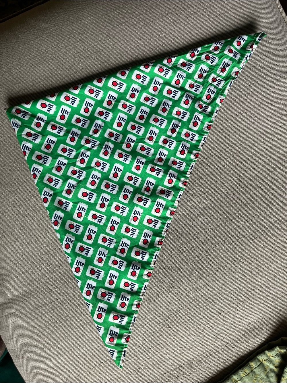 Miller Lite Green Logo Bandana / Scarf